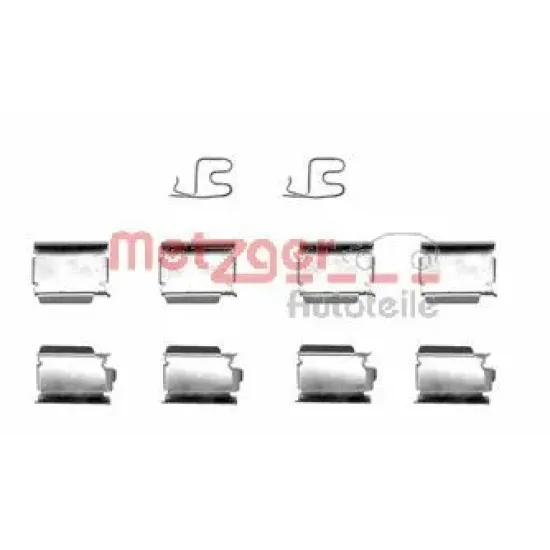 Set Accesorii, Placute Frana METZGER 109-1246