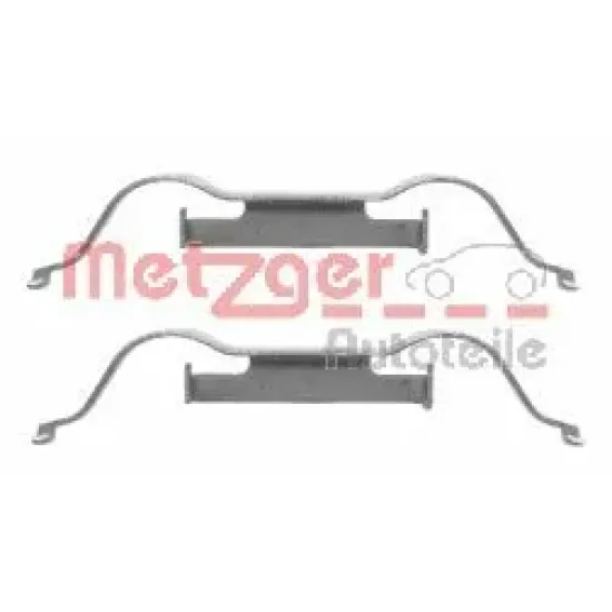 Set Accesorii, Placute Frana METZGER 109-1288