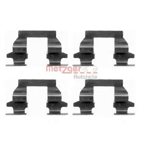 Set Accesorii, Placute Frana METZGER 109-1625