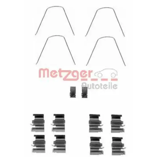 Set Accesorii, Placute Frana METZGER 109-1651