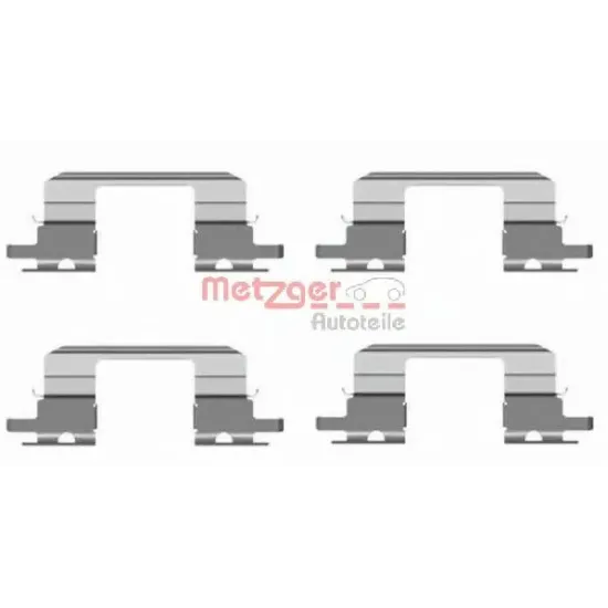 Set Accesorii, Placute Frana METZGER 109-1672