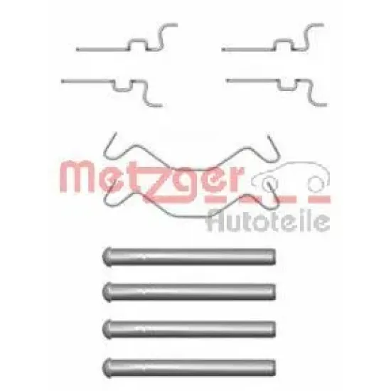 Set Accesorii, Placute Frana METZGER 109-1683