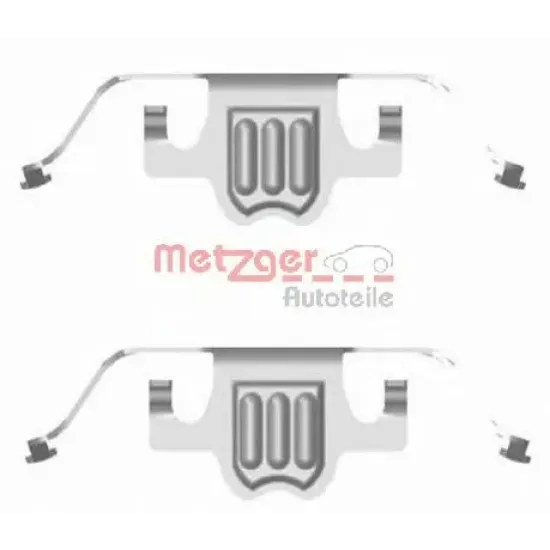 Set Accesorii, Placute Frana METZGER 109-1695