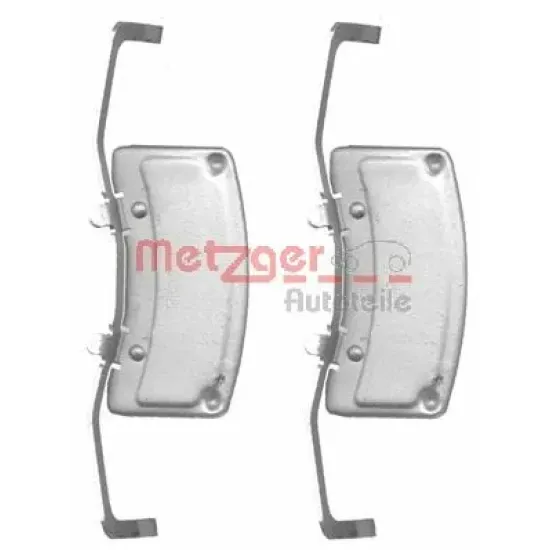 Set Accesorii, Placute Frana METZGER 109-1706