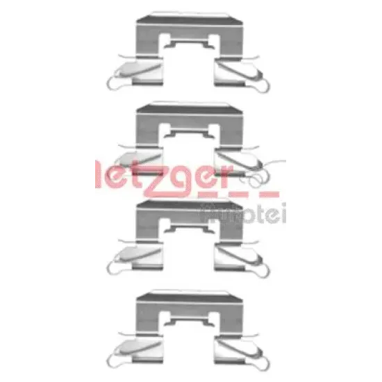 Set Accesorii, Placute Frana METZGER 109-1772