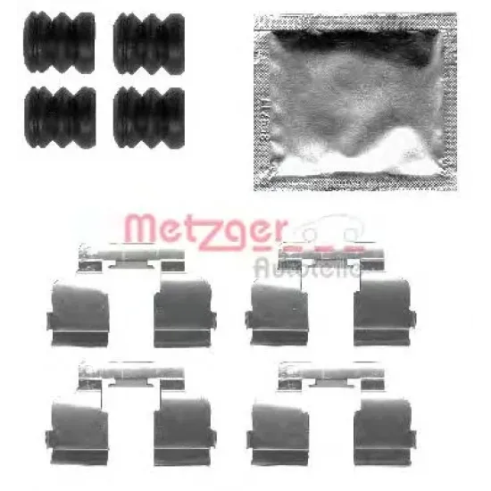 Set Accesorii, Placute Frana METZGER 109-1835