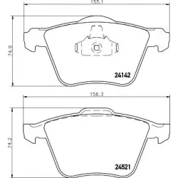 Set Placute Frana, Frana Disc