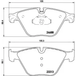 Set Placute Frana, Frana Disc