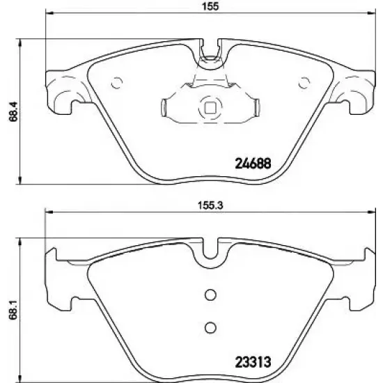 Set Placute Frana, Frana Disc