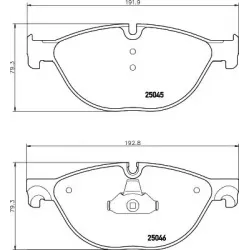 Set Placute Frana, Frana Disc