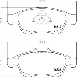 Set Placute Frana, Frana Disc