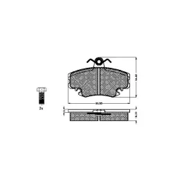 Set Placute Frana, Frana Disc