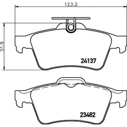 Set Placute Frana, Frana Disc