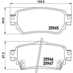 Set Placute Frana, Frana Disc