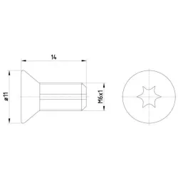 Disc Frana, Surub