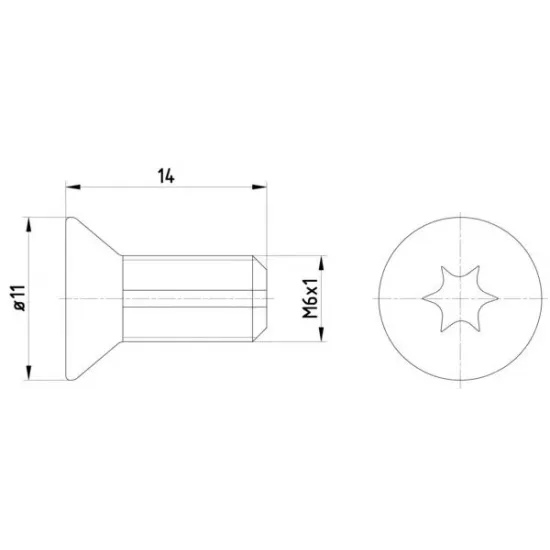 Disc Frana, Surub