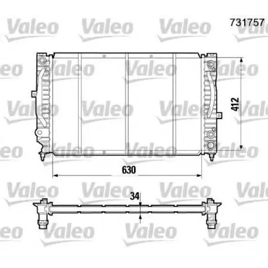 Racire Motor, Radiator