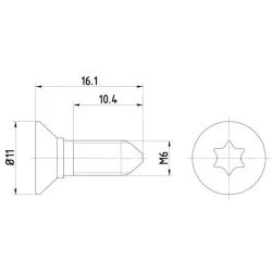 Disc Frana, Surub