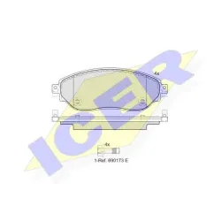 Set Placute Frana, Frana Disc