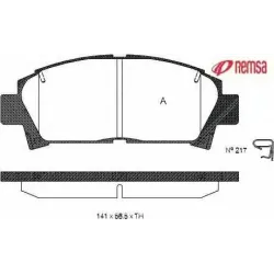 Set Placute Frana, Frana Disc