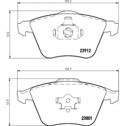 Set Placute Frana, Frana Disc