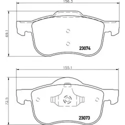 Set Placute Frana, Frana Disc