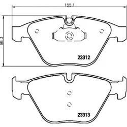 Set Placute Frana, Frana Disc