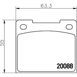 Set Placute Frana, Frana Disc