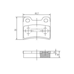 Set Placute Frana, Frana Disc