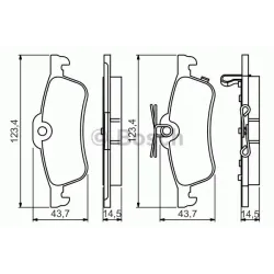 Set Placute Frana, Frana Disc