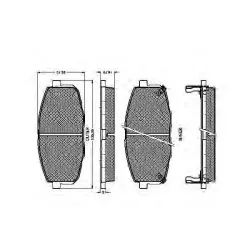 Set Placute Frana, Frana Disc