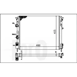 Racire Motor, Radiator