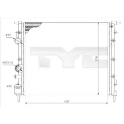 Racire Motor, Radiator