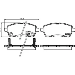 Set Placute Frana, Frana Disc