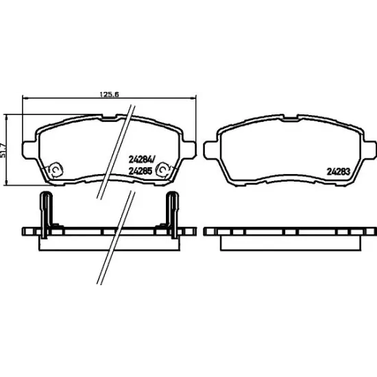 Set Placute Frana, Frana Disc