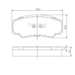 Set Placute Frana, Frana Disc