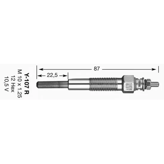 Bujie Incandescenta NGK 1229