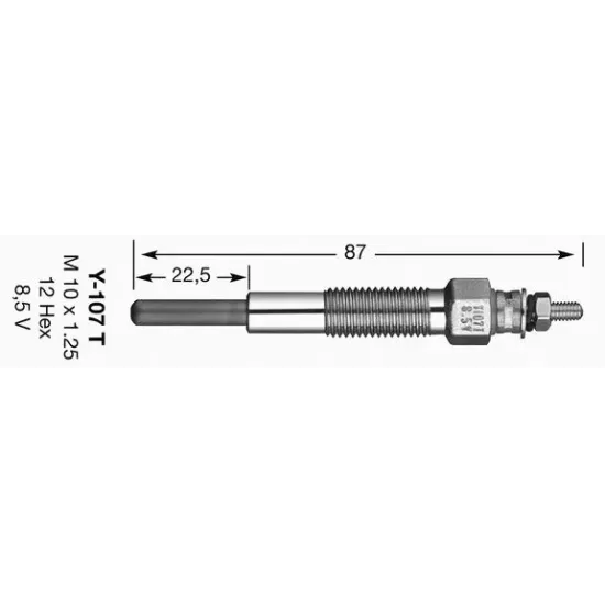 Bujie Incandescenta NGK 1253