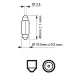 Iluminare Numar Circulatie, Lumina Securitate Usa, Lumini de Stationare, Iluminare Portbagaj, Lumini Interioare, Bec Incandescent, Lumina Portiera, Lumina Torpedou, Lumina Citire, Lampa Spate, Bec, Bec PHILIPS 12864CP