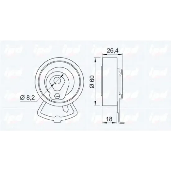 Curea Distributie, Rola Intinzator IPD 14-0139