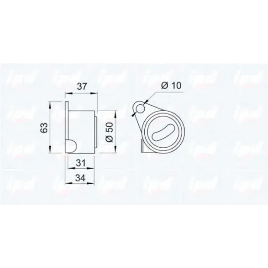 Curea Distributie, Rola Intinzator IPD 14-0314