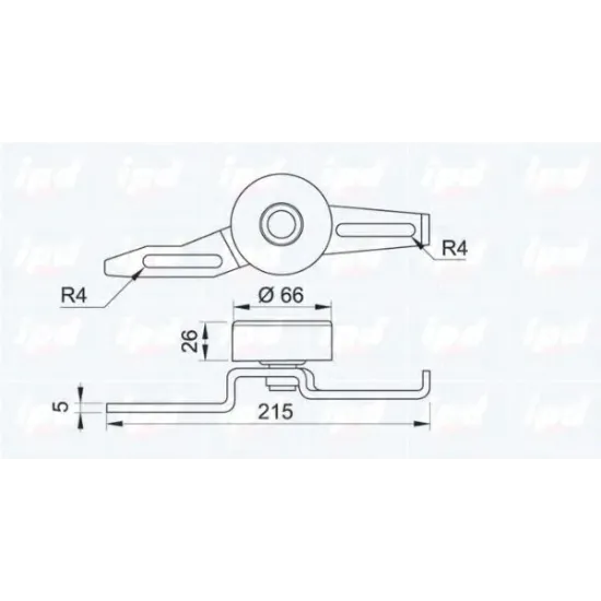 Curea Transmisie, Rola Intinzator IPD 14-0414