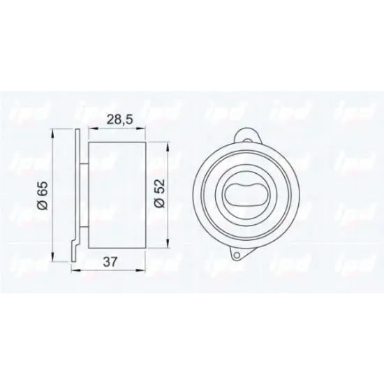 Curea Distributie, Rola Intinzator IPD 14-0560