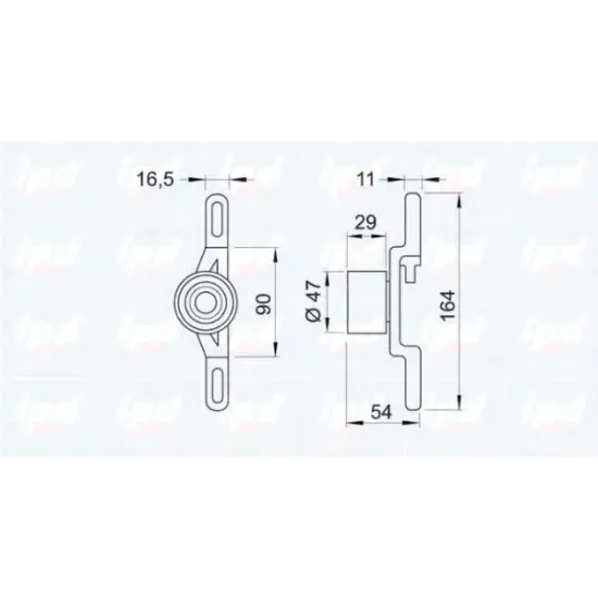 Curea Distributie, Rola Intinzator IPD 14-0785