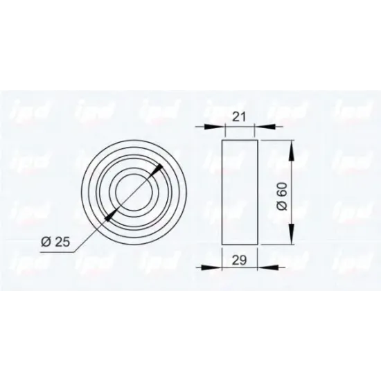 Curea Distributie, Rola Intinzator IPD 14-0901