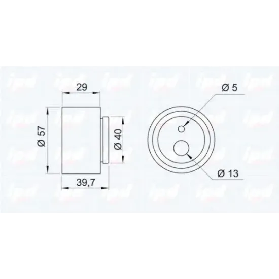 Curea Distributie, Rola Intinzator IPD 14-0933