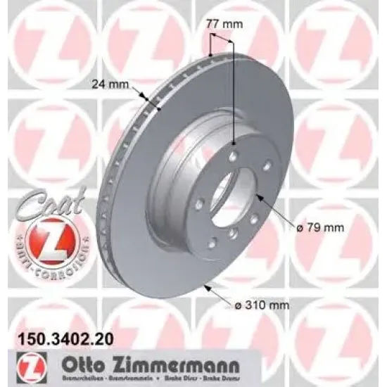 Disc Frana ZIMMERMANN 150.3402.20