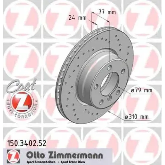 Disc Frana ZIMMERMANN 150.3402.52