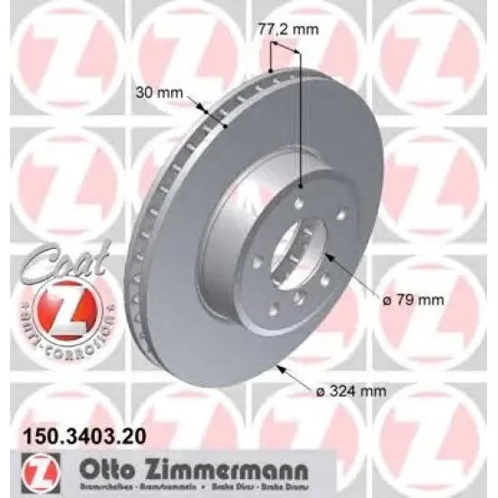 Disc Frana ZIMMERMANN 150.3403.20