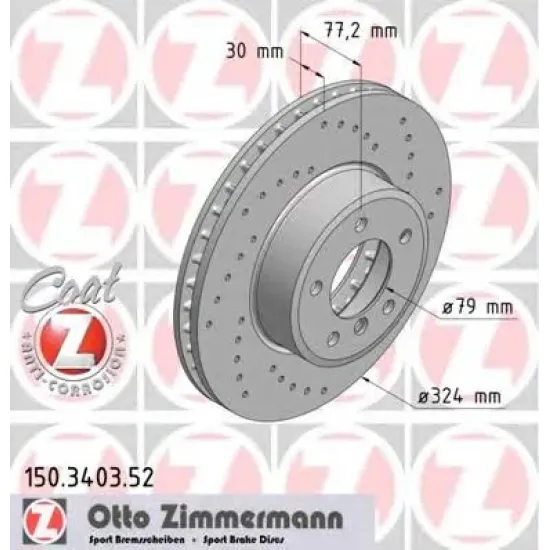 Disc Frana ZIMMERMANN 150.3403.52